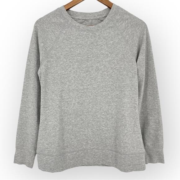 NEW DENIM & CO Essentials Perfect Jersey Round Neck Top XXS Light Grey A392186 - Picture 1 of 8